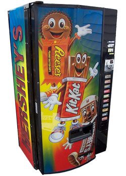 Hersheys Candy Vending Machine New Jersey - New Jersey Vending Service from JAA Vending